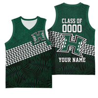 Hawaii Rainbow Warriors Alumni Custom Basketball Jersey Kanaka Arrows Tropical Vibes