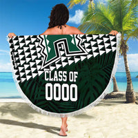 Hawaii Rainbow Warriors Alumni Custom Beach Blanket Kanaka Arrows Tropical Vibes