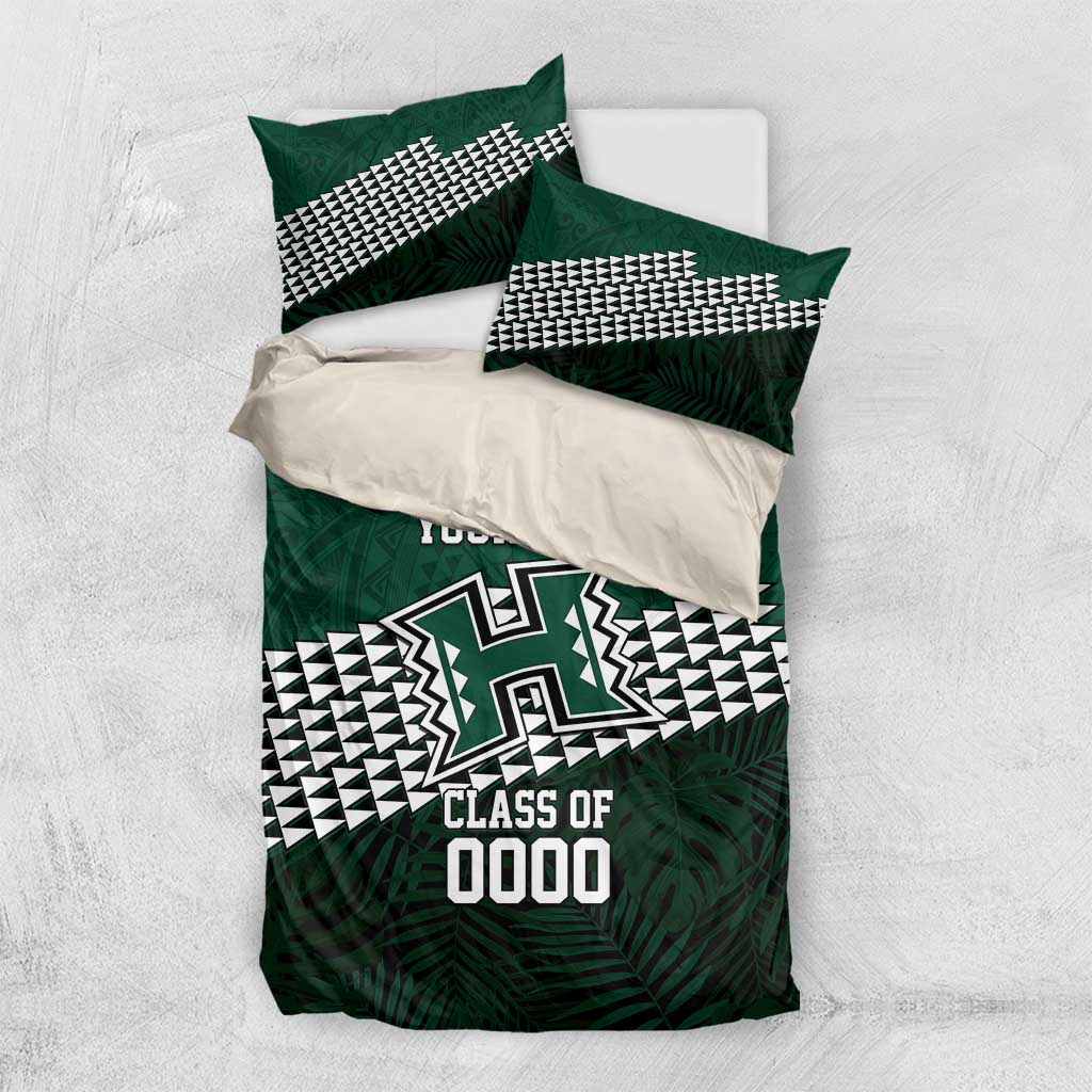 Hawaii Rainbow Warriors Alumni Custom Bedding Set Kanaka Arrows Tropical Vibes