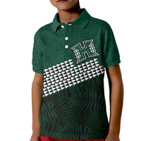 Hawaii Rainbow Warriors Alumni Custom Kid Polo Shirt Kanaka Arrows Tropical Vibes