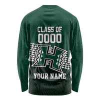 Hawaii Rainbow Warriors Alumni Custom Long Sleeve Shirt Kanaka Arrows Tropical Vibes