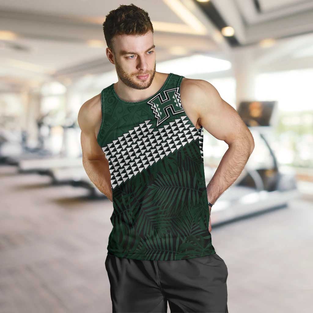Hawaii Rainbow Warriors Alumni Custom Men Tank Top Kanaka Arrows Tropical Vibes