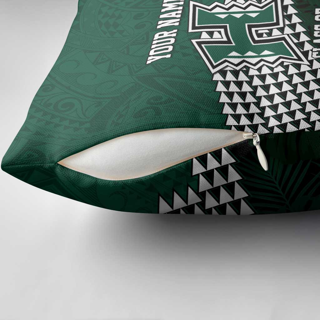 Hawaii Rainbow Warriors Alumni Custom Pillow Cover Kanaka Arrows Tropical Vibes