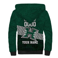 Hawaii Rainbow Warriors Alumni Custom Sherpa Hoodie Kanaka Arrows Tropical Vibes