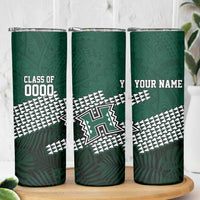 Hawaii Rainbow Warriors Alumni Custom Skinny Tumbler Kanaka Arrows Tropical Vibes