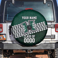 Hawaii Rainbow Warriors Alumni Custom Spare Tire Cover Kanaka Arrows Tropical Vibes