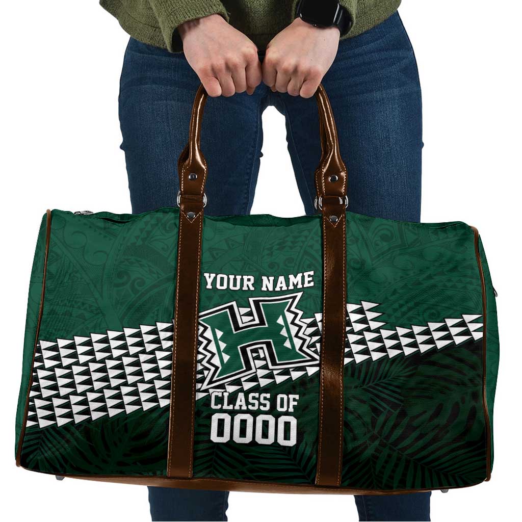 Hawaii Rainbow Warriors Alumni Custom Travel Bag Kanaka Arrows Tropical Vibes