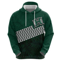 Hawaii Rainbow Warriors Alumni Custom Zip Hoodie Kanaka Arrows Tropical Vibes