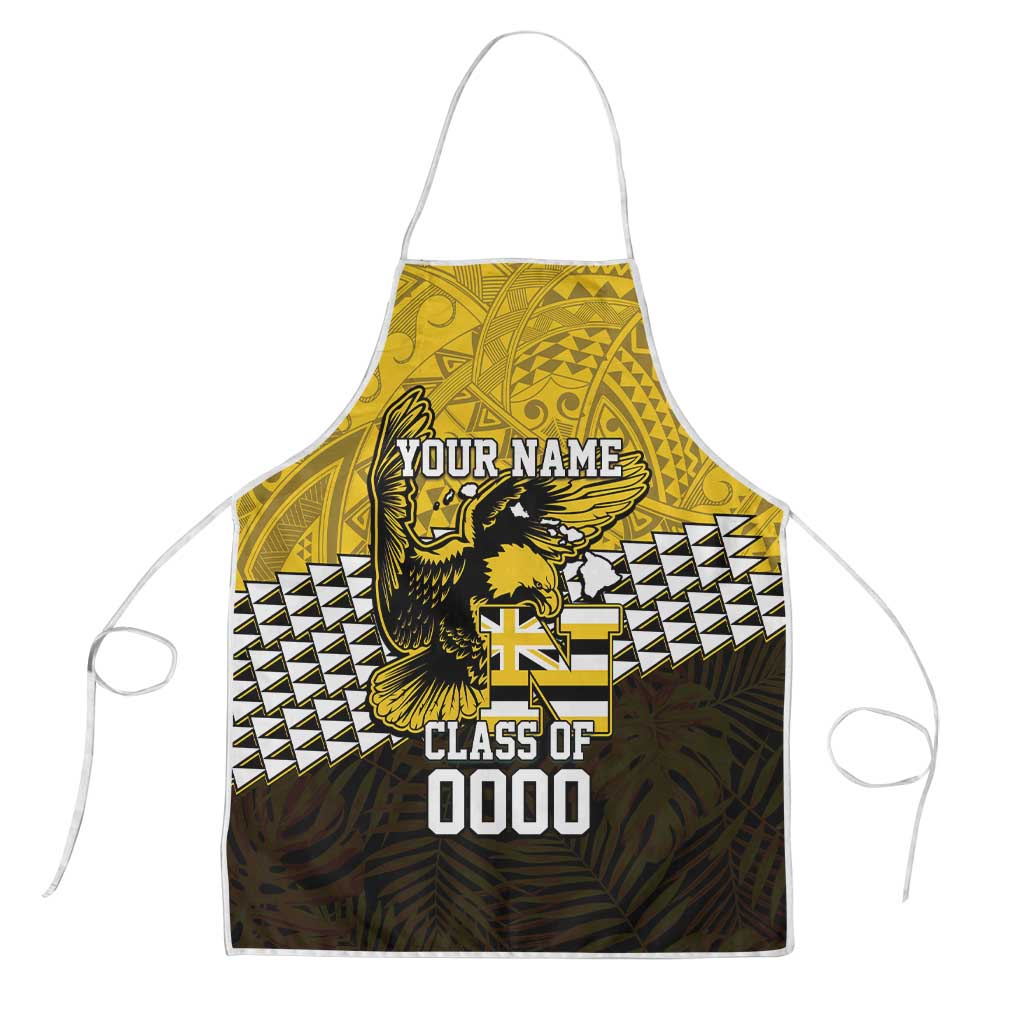 Hawaii Nanakuli High Alumni Custom Apron Kanaka Arrows Tropical Vibes