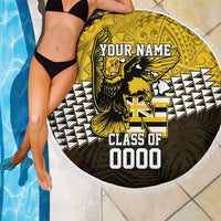 Hawaii Nanakuli High Alumni Custom Beach Blanket Kanaka Arrows Tropical Vibes