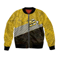 Hawaii Nanakuli High Alumni Custom Bomber Jacket Kanaka Arrows Tropical Vibes