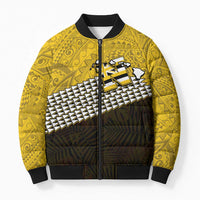 Hawaii Nanakuli High Alumni Custom Bomber Puffer Jacket Kanaka Arrows Tropical Vibes