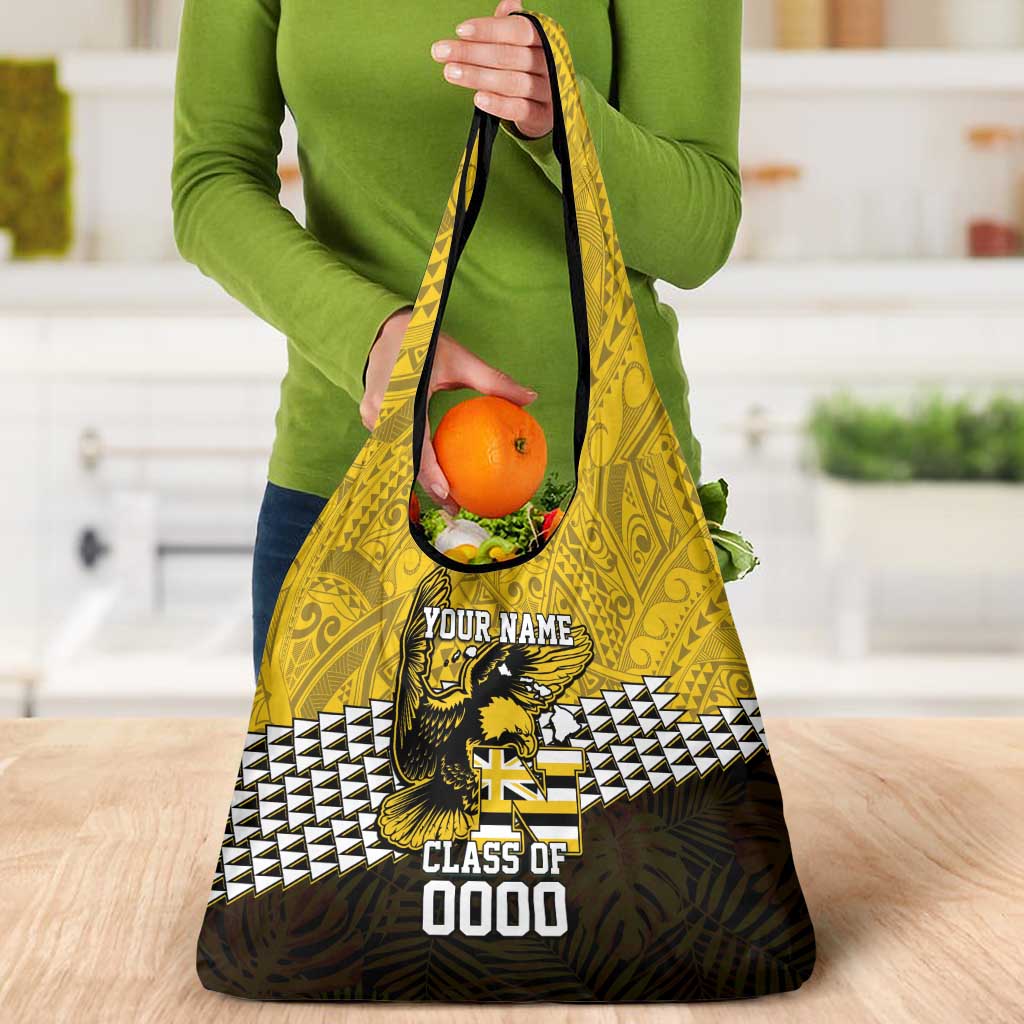 Hawaii Nanakuli High Alumni Custom Grocery Bag Kanaka Arrows Tropical Vibes