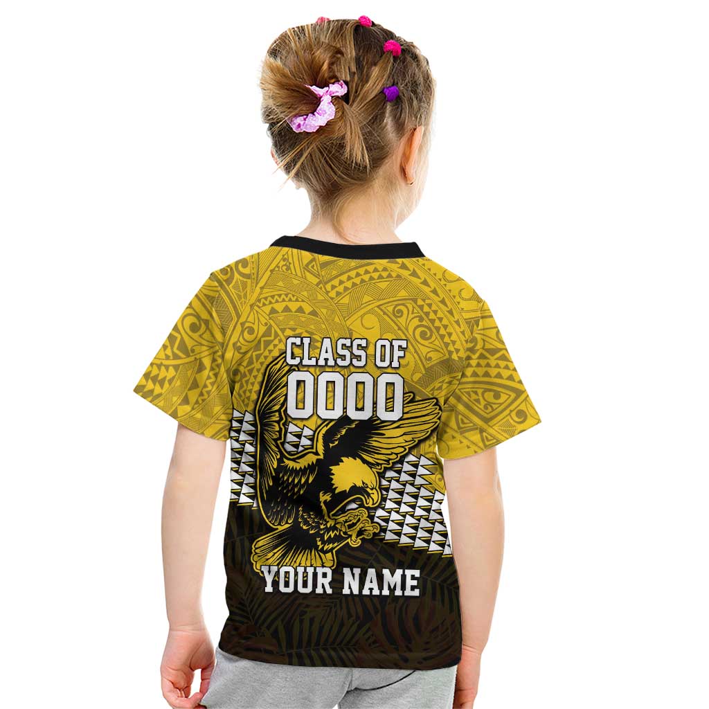 Hawaii Nanakuli High Alumni Custom Kid T Shirt Kanaka Arrows Tropical Vibes