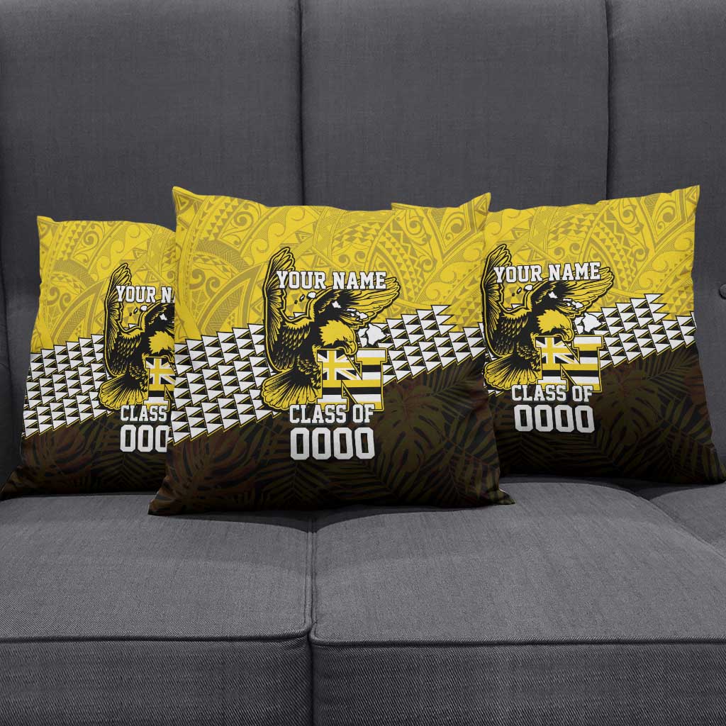 Hawaii Nanakuli High Alumni Custom Pillow Cover Kanaka Arrows Tropical Vibes