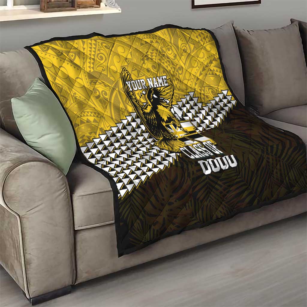 Hawaii Nanakuli High Alumni Custom Quilt Kanaka Arrows Tropical Vibes