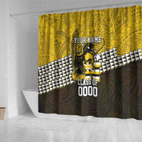Hawaii Nanakuli High Alumni Custom Shower Curtain Kanaka Arrows Tropical Vibes