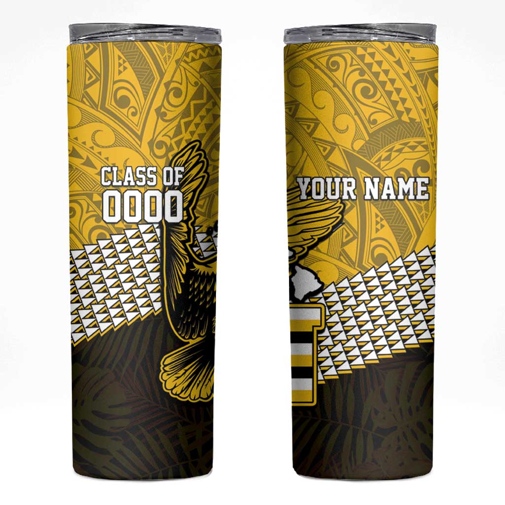 Hawaii Nanakuli High Alumni Custom Skinny Tumbler Kanaka Arrows Tropical Vibes