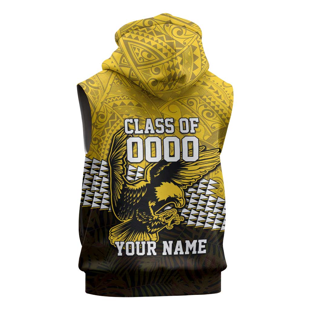Hawaii Nanakuli High Alumni Custom Sleeveless Hoodie Kanaka Arrows Tropical Vibes