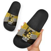 Hawaii Nanakuli High Alumni Custom Slide Sandals Kanaka Arrows Tropical Vibes