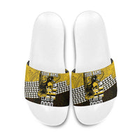 Hawaii Nanakuli High Alumni Custom Slide Sandals Kanaka Arrows Tropical Vibes