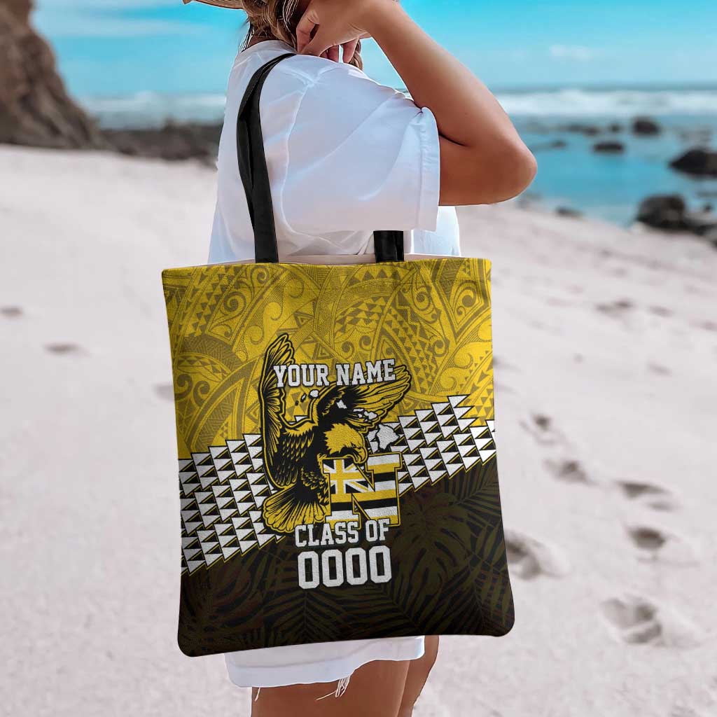 Hawaii Nanakuli High Alumni Custom Tote Bag Kanaka Arrows Tropical Vibes