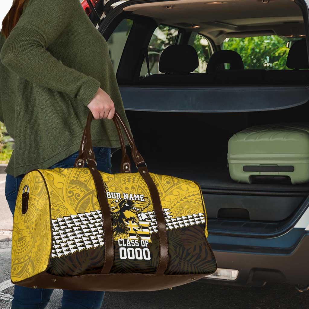 Hawaii Nanakuli High Alumni Custom Travel Bag Kanaka Arrows Tropical Vibes