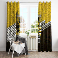 Hawaii Nanakuli High Alumni Custom Window Curtain Kanaka Arrows Tropical Vibes