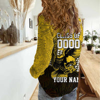 Hawaii Nanakuli High Alumni Custom Women Casual Shirt Kanaka Arrows Tropical Vibes