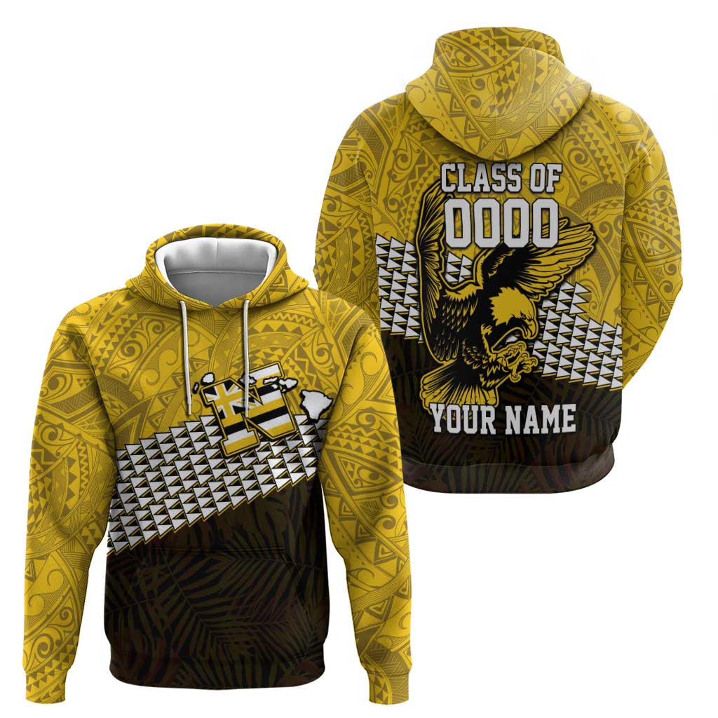 Hawaii Nanakuli High Alumni Custom Zip Hoodie Kanaka Arrows Tropical Vibes