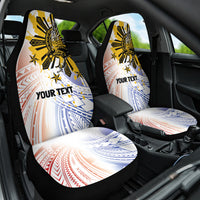 Philippines Independence Day Car Seat Cover Eagle Mix Filipino Flag Tribal Style LT7 One Size White - Polynesian Pride