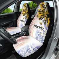 Philippines Independence Day Car Seat Cover Eagle Mix Filipino Flag Tribal Style LT7 - Polynesian Pride