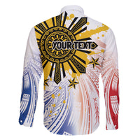 Philippines Independence Day Family Matching Long Sleeve Bodycon Dress and Hawaiian Shirt Eagle Mix Filipino Flag Tribal Style LT7 - Polynesian Pride