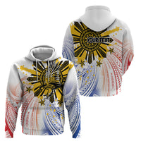 Philippines Independence Day Hoodie Eagle Mix Filipino Flag Tribal Style