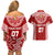 Personalised Tonga Rugby Couples Matching Off Shoulder Short Dress and Hawaiian Shirt Mate Ma'a Tonga Champions LT7 - Polynesian Pride