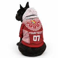 Custom Tonga Rugby Pet Hoodie Mate Ma'a Tonga Champions LT7 - Polynesian Pride