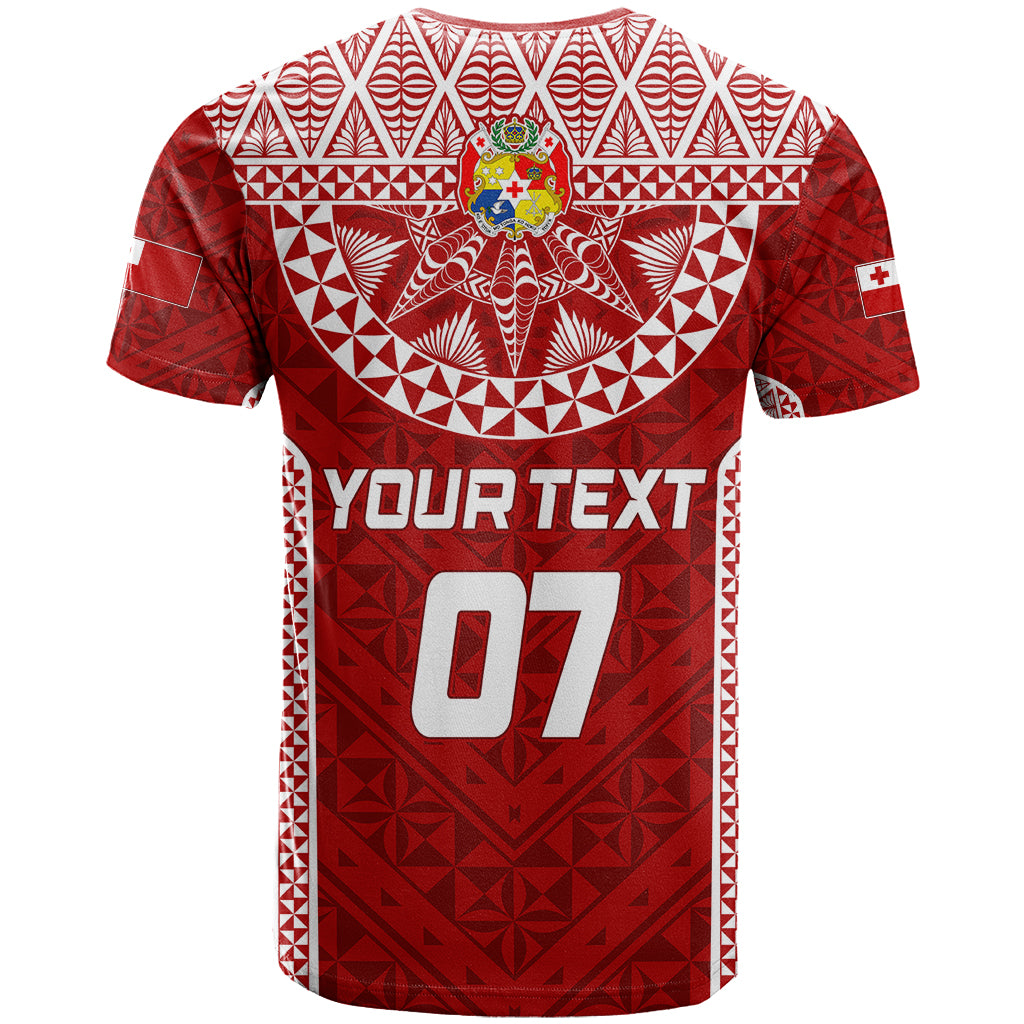 Personalised Tonga Rugby T-Shirt - Mate Ma'a Tonga Champions LT7 - Polynesian Pride