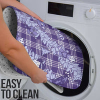 Purple Palaka Hawaii Cowboy Christmas Bathroom Set Paniolo Mix Maile Lei LT7 - Polynesian Pride