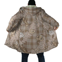 Khaki Palaka Hawaii Cowboy Christmas Cloak Paniolo Mix Maile Lei - Polynesian Pride