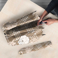Khaki Palaka Hawaii Cowboy Christmas Umbrella Paniolo Mix Maile Lei LT7 - Polynesian Pride