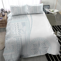 Samoa White Sunday Bedding Set Classic Siapo Style LT7 - Polynesian Pride