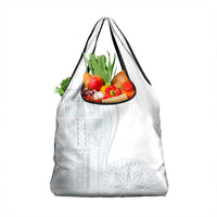 Samoa White Sunday Grocery Bag Classic Siapo Style