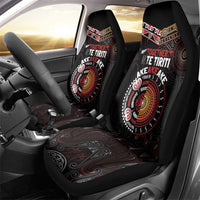 Aotearoa and Australia Indigenous Car Seat Cover Stand Together For Te Tiriti LT7 - Polynesian Pride