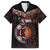 Aotearoa and Australia Indigenous Family Matching Off The Shoulder Long Sleeve Dress and Hawaiian Shirt Stand Together For Te Tiriti