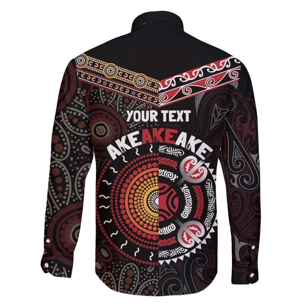 Aotearoa and Australia Indigenous Family Matching Short Sleeve Bodycon Dress and Hawaiian Shirt Stand Together For Te Tiriti LT7 - Polynesian Pride
