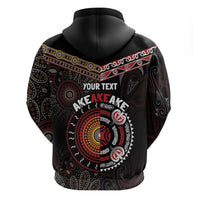 Aotearoa and Australia Indigenous Zip Hoodie Stand Together For Te Tiriti LT7 - Polynesian Pride