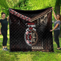 Aotearoa and Samoa Together For Te Tiriti Quilt Kowhaiwhai Mix Siapo
