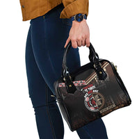 Aotearoa and Samoa Together For Te Tiriti Shoulder Handbag Kowhaiwhai Mix Siapo