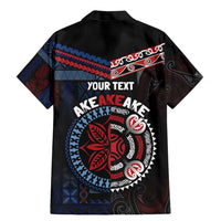 Aotearoa and Samoa Together For Te Tiriti Family Matching Mermaid Dress and Hawaiian Shirt Kowhaiwhai Mix Siapo - Flag Color LT7 - Polynesian Pride