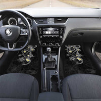 Polynesia Tribal Car Mats Tentacles Plumeria